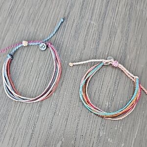 Pura Vida Colorful String Bracelet Set